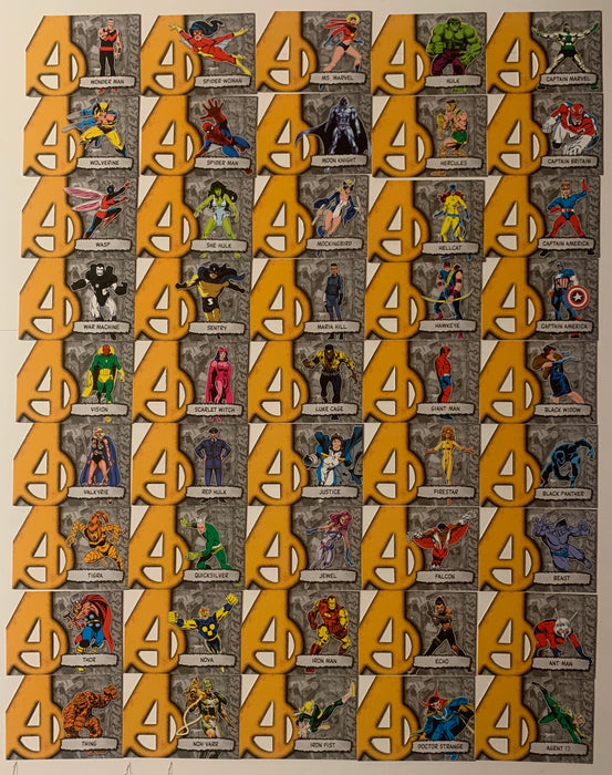 Marvel Beginnings Series II Avengers Die-cut Chase card set 45 Cards A1 - M45 M- - TvMovieCards.com