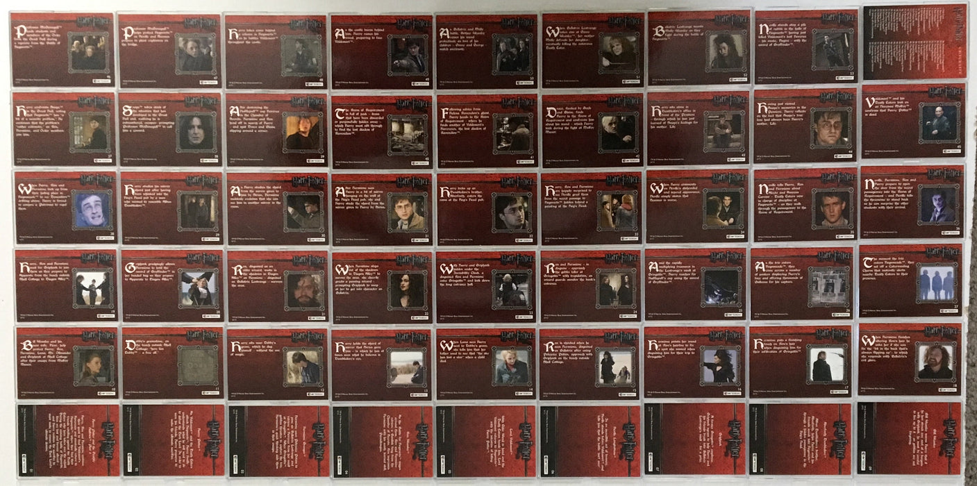 Harry Potter and the Deathly Hallows Part 2 Base Card Set 54 Cards   - TvMovieCards.com