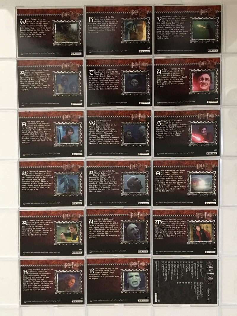 Harry Potter and the Goblet of Fire Update Base Card Set 90 Cards   - TvMovieCards.com