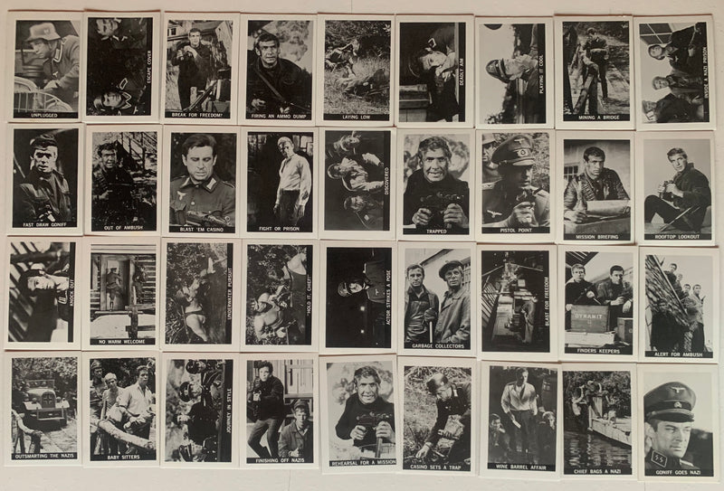 1967 Garrison's Gorillas Complete Vintage Trading Card Set #1-72 Leaf NM/EX - TvMovieCards.com