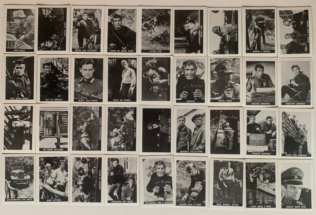 1967 Garrison's Gorillas Complete Vintage Trading Card Set #1-72 Leaf NM/EX - TvMovieCards.com