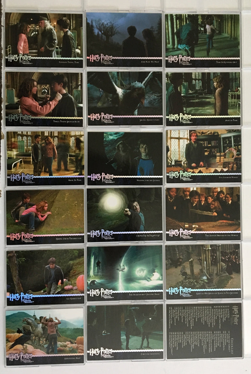 Harry Potter Prisoner of Azkaban Update Silver Foil Base Card Set 90 Cards   - TvMovieCards.com