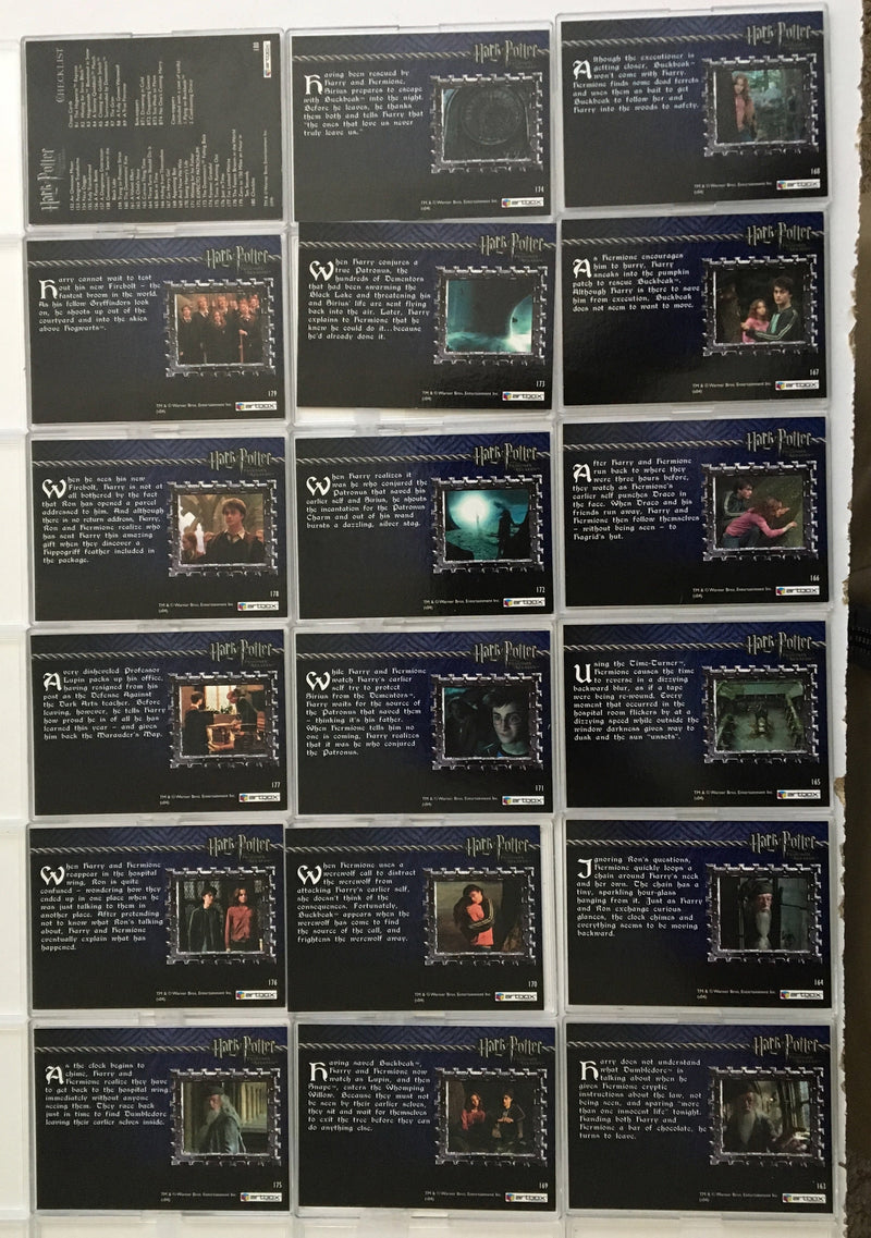 Harry Potter Prisoner of Azkaban Update Silver Foil Base Card Set 90 Cards   - TvMovieCards.com