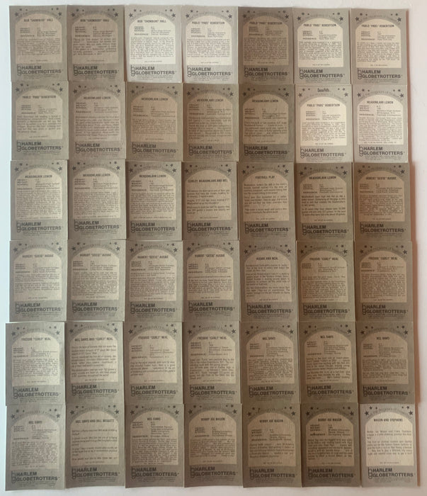 1971 Harlem Globetrotters Fleer Vintage Trading Card Set 84 Basketball cards - TvMovieCards.com