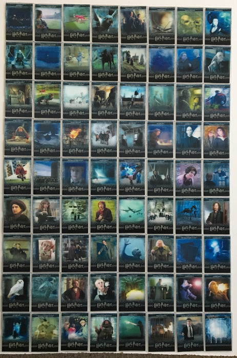 The World of Harry Potter 3D 2 Base Trading Card Set 72 Cards   - TvMovieCards.com