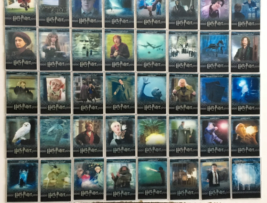 The World of Harry Potter 3D 2 Base Trading Card Set 72 Cards   - TvMovieCards.com