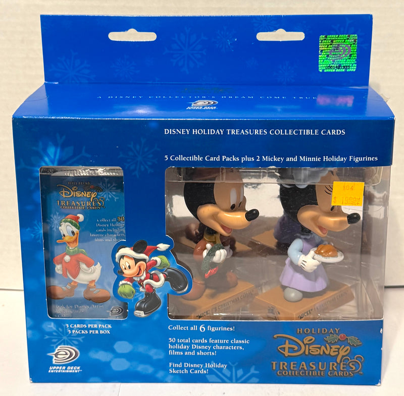 Holiday Disney Treasures Mickey & Minnie Christmas Carol Bobblehead No Cards - TvMovieCards.com