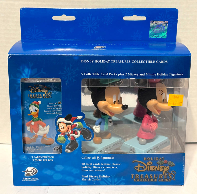 Holiday Disney Treasures Mickey Minnie Twice Upon A Christmas Bobblehead - TvMovieCards.com