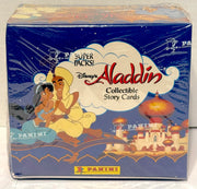 Aladdin Disney Movie Sealed Trading Card Box 24 Super Packs Panini 1993 - TvMovieCards.com