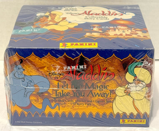 Aladdin Disney Movie Sealed Trading Card Box 24 Super Packs Panini 1993 - TvMovieCards.com