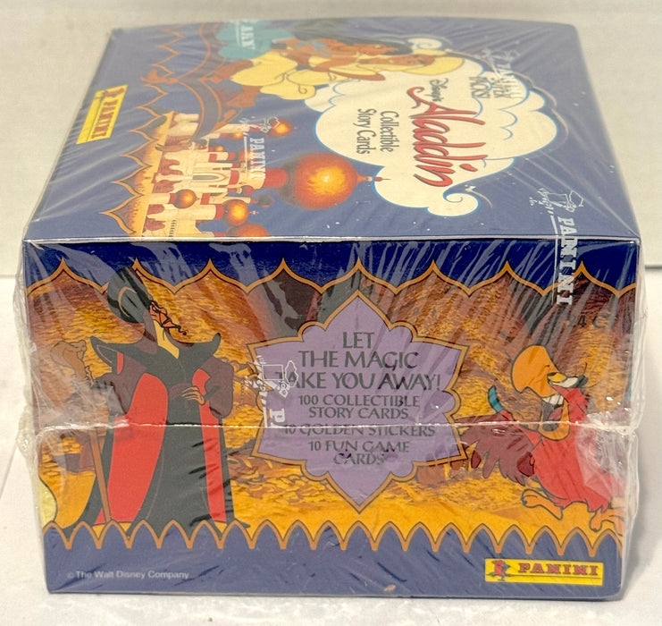 Aladdin Disney Movie Sealed Trading Card Box 24 Super Packs Panini 1993 - TvMovieCards.com