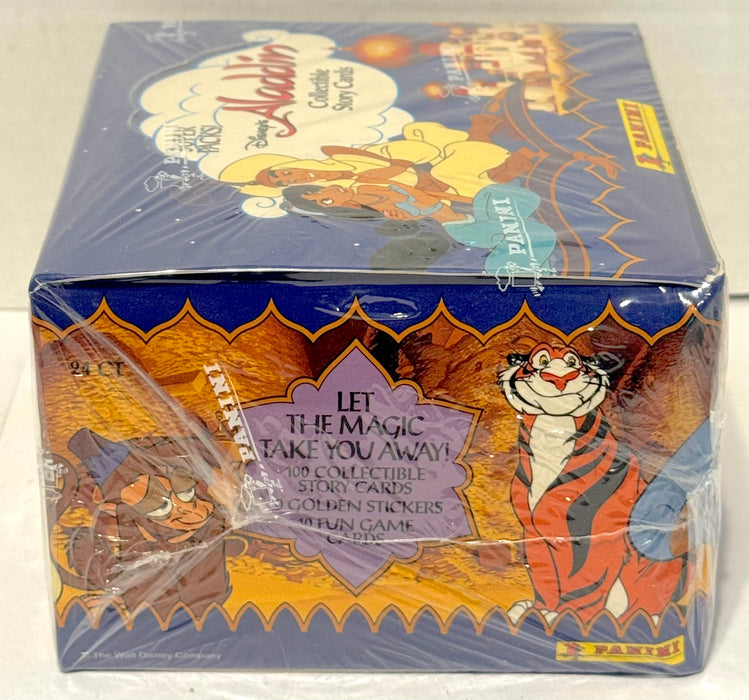 Aladdin Disney Movie Sealed Trading Card Box 24 Super Packs Panini 1993 - TvMovieCards.com