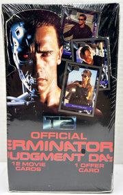 1991 Terminator 2 Judgement Day Movie Vintage Trading Card Box 36 Packs Impel   - TvMovieCards.com