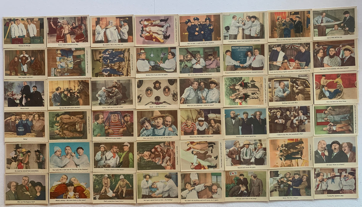 The Three Stooges Gray Back Vintage Card Set 96 cards 1959 Fleer - TvMovieCards.com