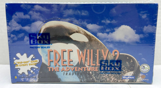 1995 Free Willy 2 Movie Factory Sealed Trading Card Box 36 Packs Skybox   - TvMovieCards.com