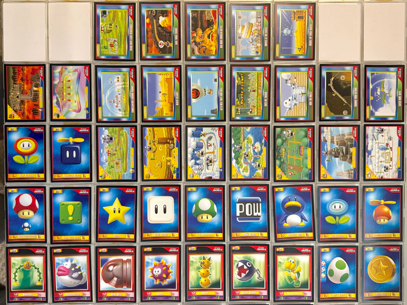 2010 Super Mario Bros Wii Complete Base Trading Card Set 77/77 Cards Enterplay - TvMovieCards.com