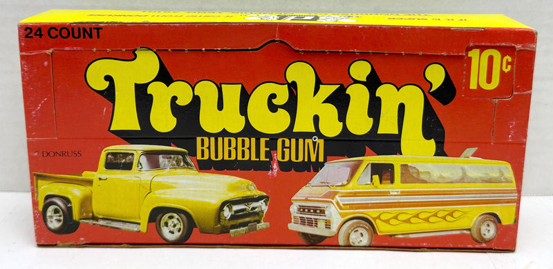 1975 Donruss Truckin' Vintage FULL 24 CT Pack Trading Card Wax Box Custom Van   - TvMovieCards.com