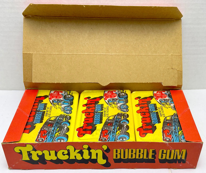 1975 Donruss Truckin' Vintage FULL 24 CT Pack Trading Card Wax Box Custom Van   - TvMovieCards.com