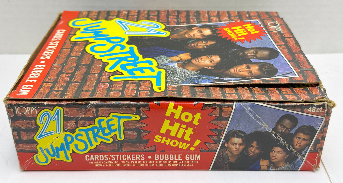 1987 21 Jump Street FULL 48 Wax Pack Trading Card Box Topps Johnny Depp   - TvMovieCards.com