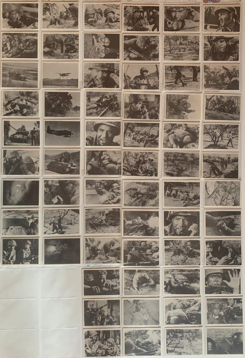 1964 Combat Series I & II Donruss Selmur Complete Trading Card Set of 132 Donruss