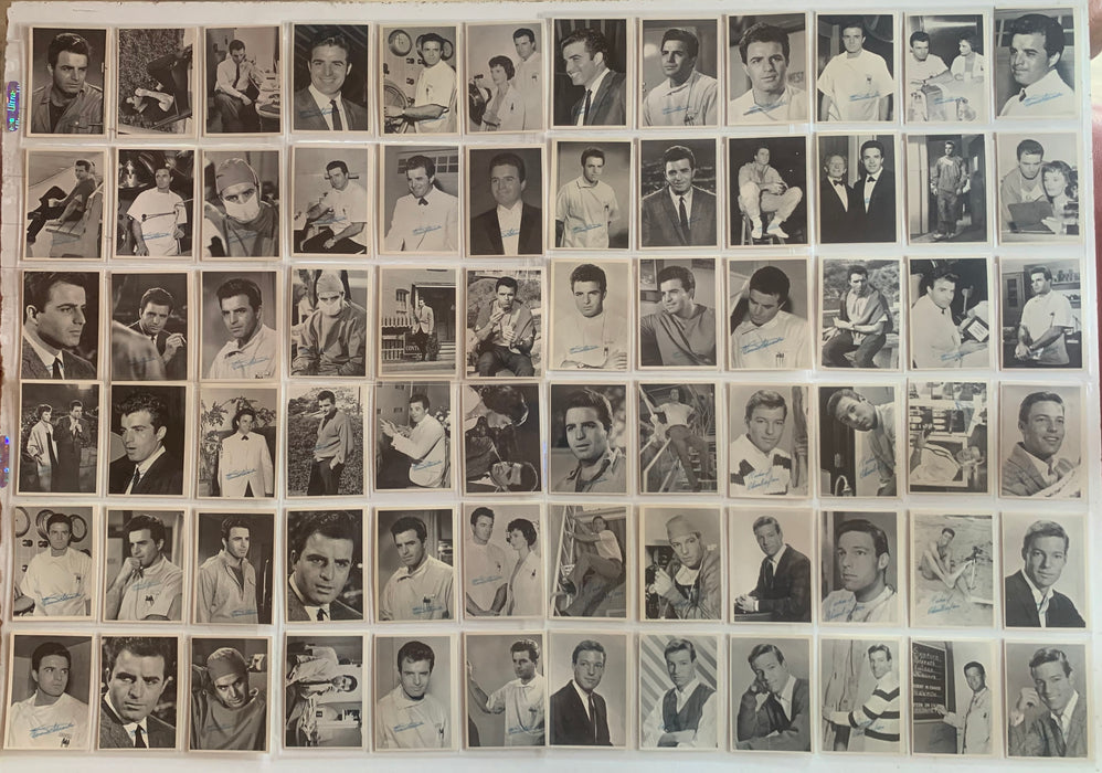 Ben Casey & Dr. Kildare Vintage Trading Card Set 110 Cards Topps 1962