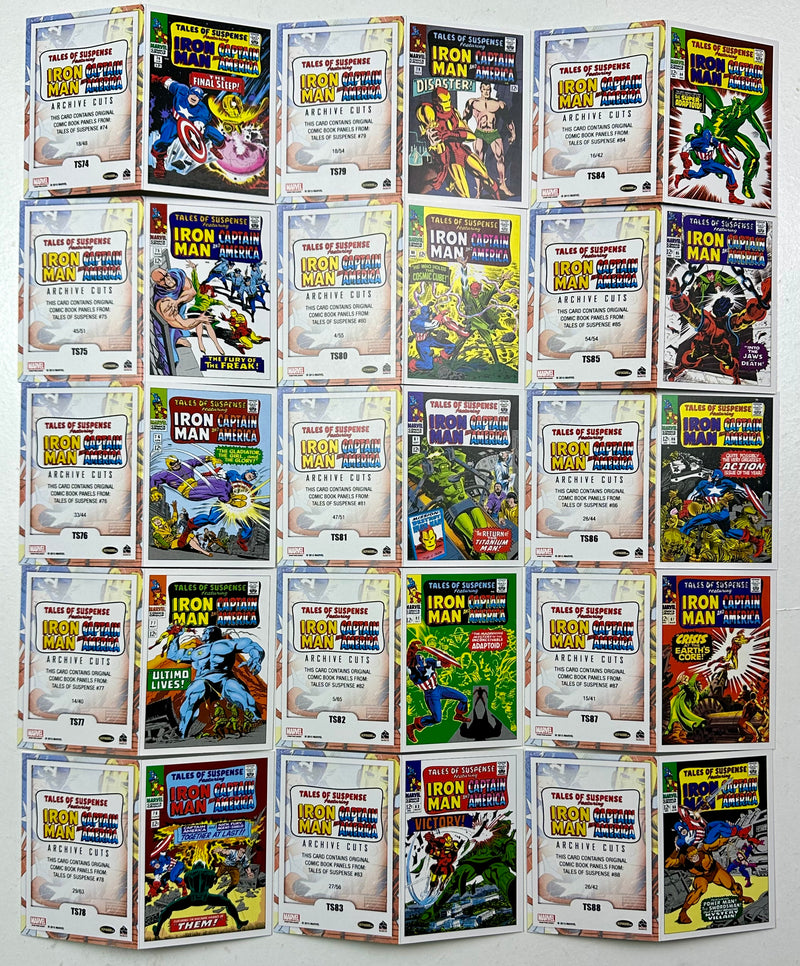 2015 The Avengers Silver Age Archive Cut Card Tales of Suspense Set TS59-TS99   - TvMovieCards.com