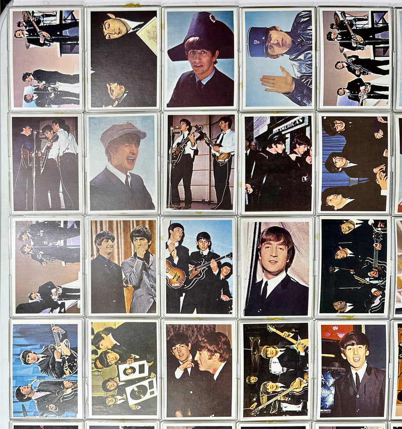 1964 Beatles Diary Complete Vintage Trading Card Set 60 cards #1A- #60A Color   - TvMovieCards.com
