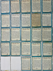 1964 Beatles Diary Complete Vintage Trading Card Set 60 cards #1A- #60A Color   - TvMovieCards.com