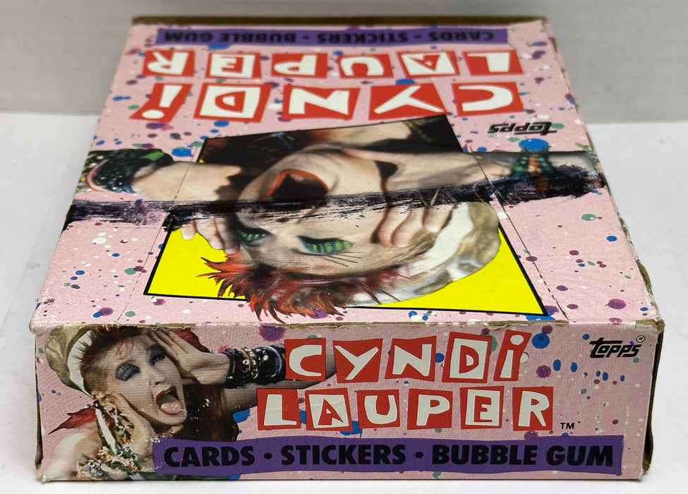 1985 Cyndi Lauper Vintage Trading Card Wax Box X-out 36 Packs Topps Full   - TvMovieCards.com