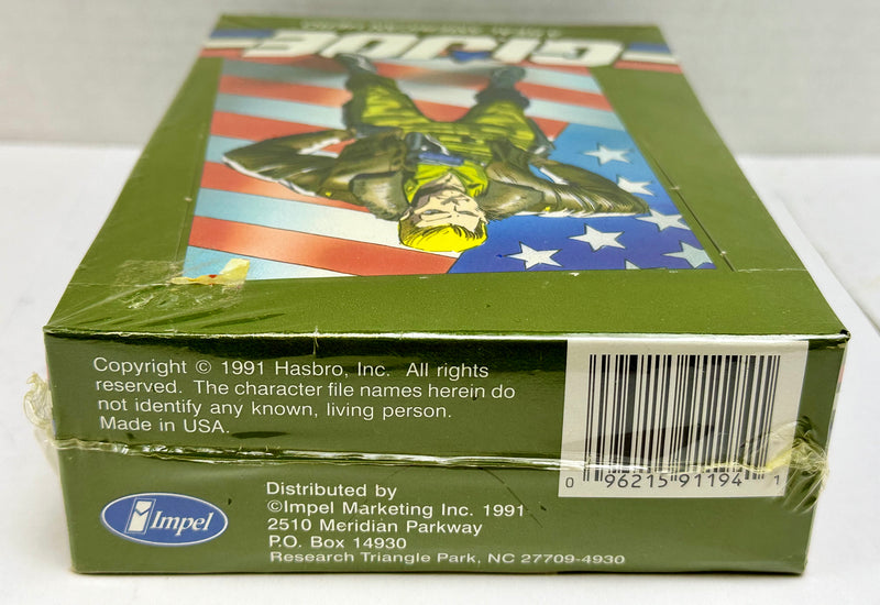 1991 GI Joe American Hero Factory Sealed Trading Card Box 36 PACKS Impel   - TvMovieCards.com