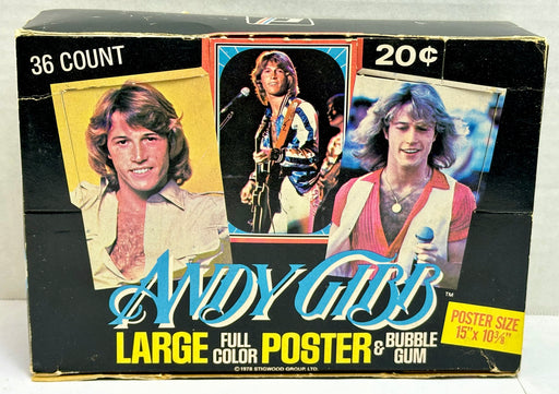 Andy Gibb 1978 Donruss Bubble Gum Vintage Poster Card Box 36 Sealed Packs   - TvMovieCards.com