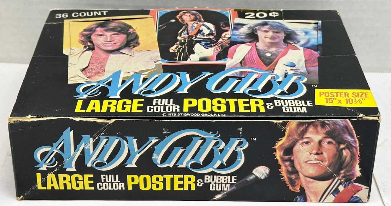 Andy Gibb 1978 Donruss Bubble Gum Vintage Poster Card Box 36 Sealed Packs   - TvMovieCards.com
