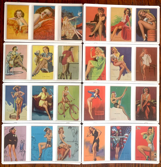 90 Different 1940s-50s Mutoscope Pin-Up Girls Cards Elvgren Moran Mozart - TvMovieCards.com