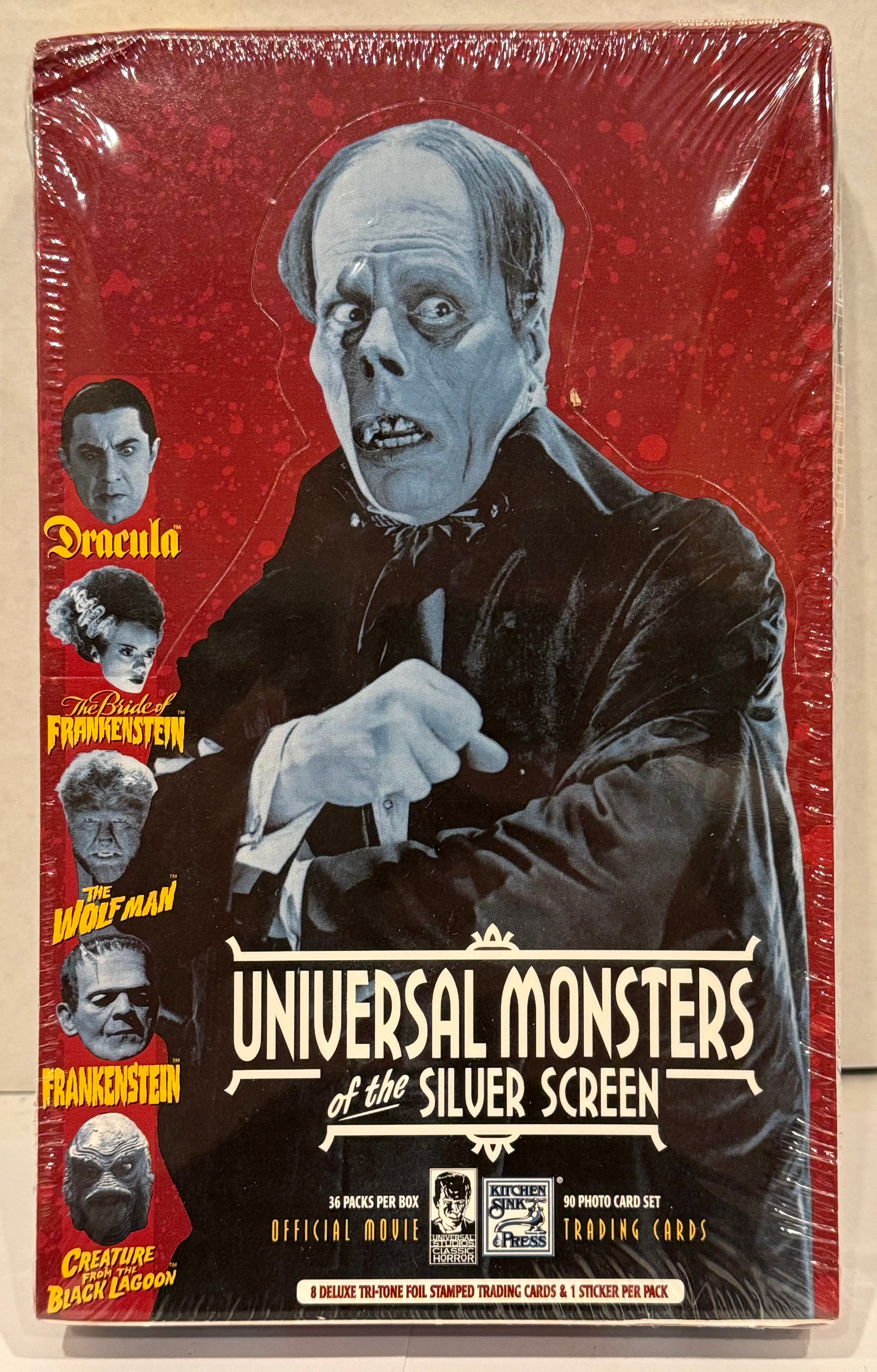 Universal Monsters of the Silver Screen Trading Card Box 36 Pack