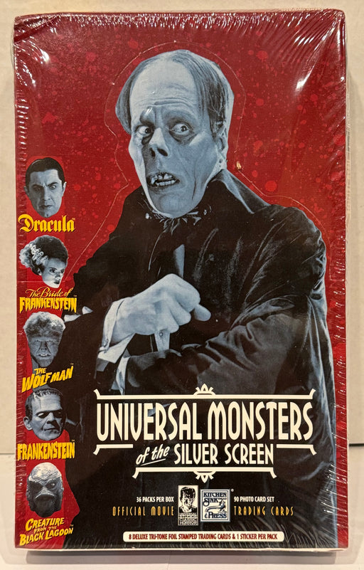 universal monsters trading cards Universal Monsters of the Silver Screen Trading Card Box 36 Pack Facto — TvMovieCards.com