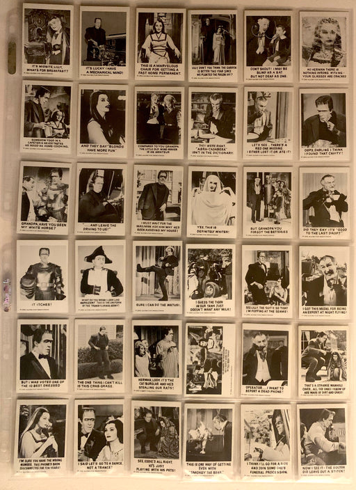 The Munsters TV Show Complete Trading Card Set 72 Cards 1964 Leaf - TvMovieCards.com