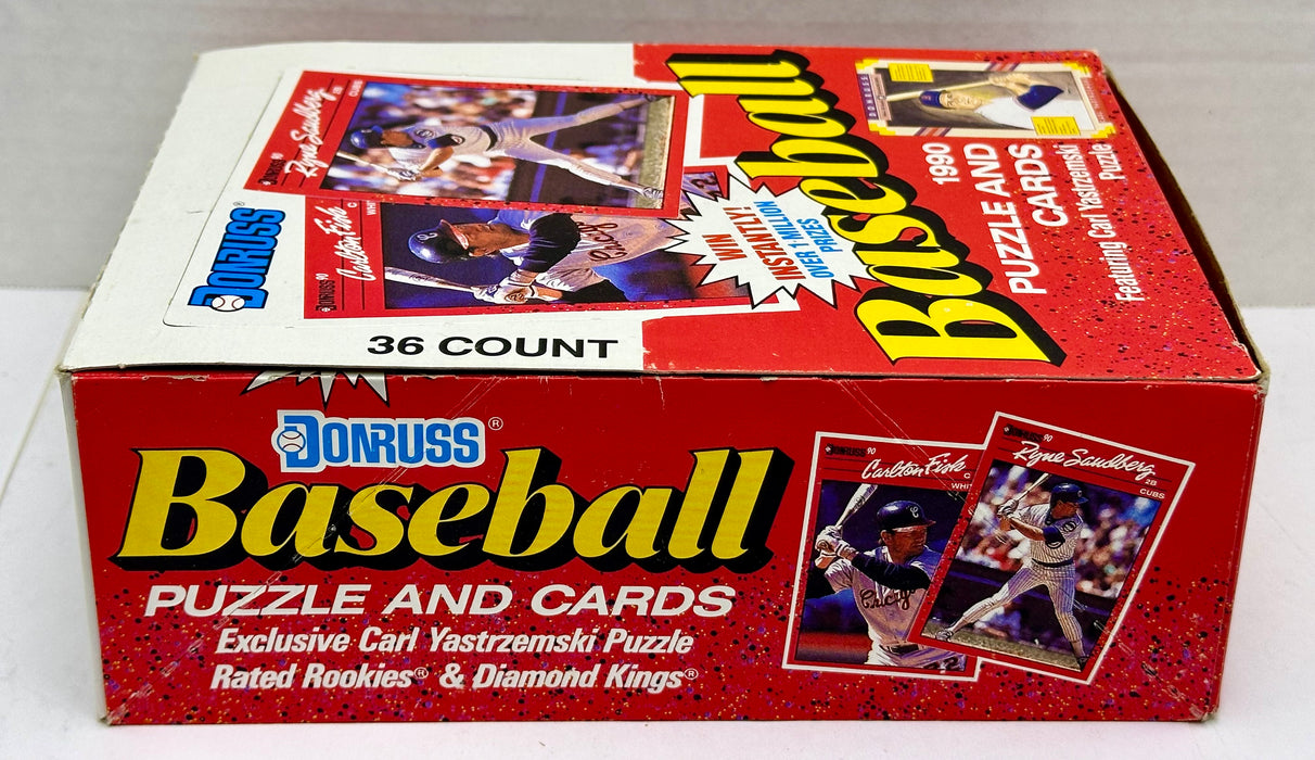 1990 Donruss Baseball MLB Trading Card Box 36ct Factory Sealed