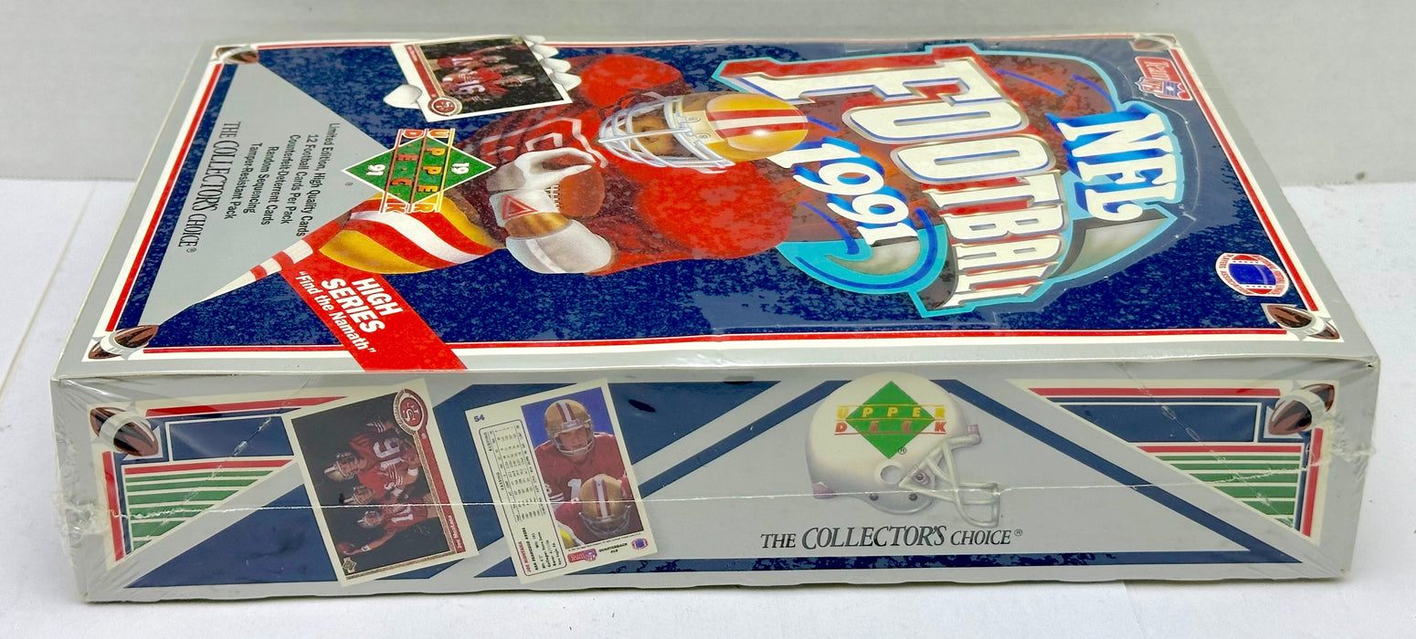 1991 Upper Deck NFL Football High Series Trading Card Box 36ct Sealed   - TvMovieCards.com