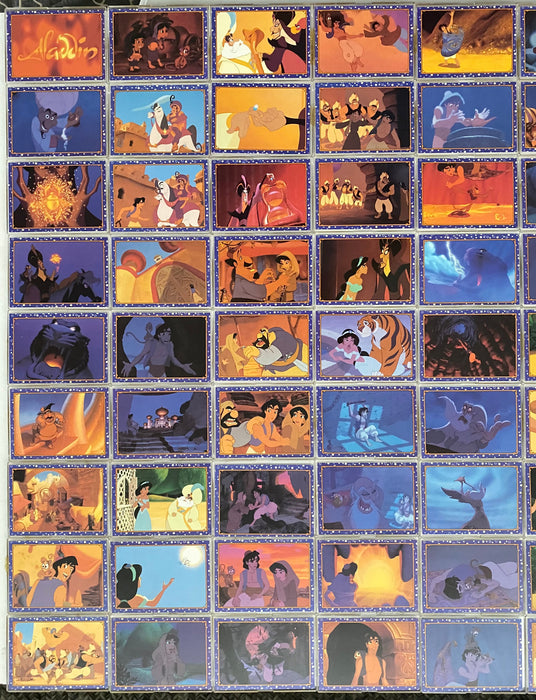 Aladdin Disney Movie Base Trading Card Set 100 Cards Panini 1993   - TvMovieCards.com