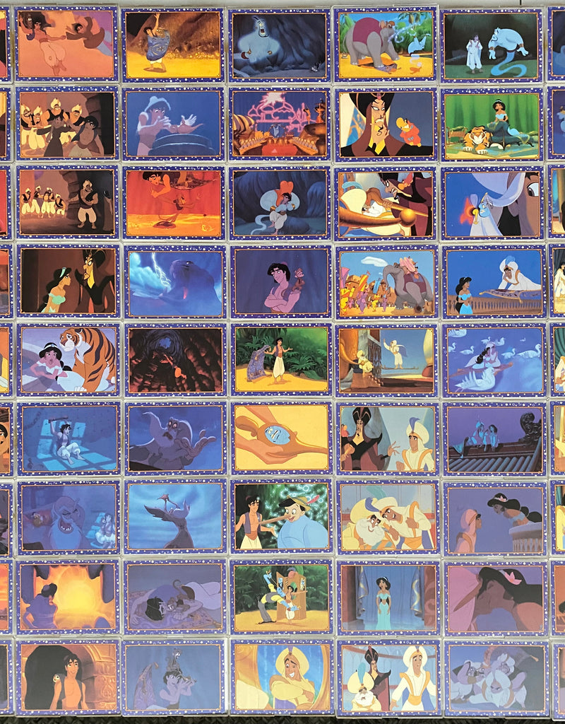 Aladdin Disney Movie Base Trading Card Set 100 Cards Panini 1993   - TvMovieCards.com