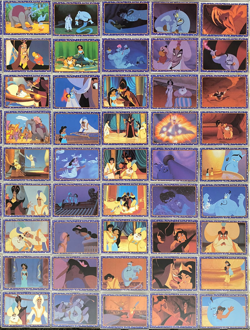Aladdin Disney Movie Base Trading Card Set 100 Cards Panini 1993   - TvMovieCards.com