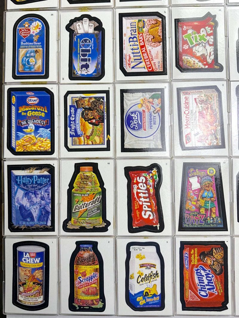 Wacky Packages ANS All New Series I One 55 Sticker Trading Card Set Topps  2004