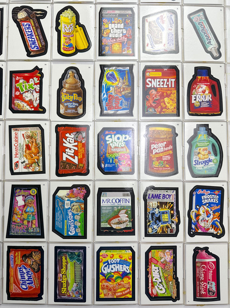 Wacky Packages ANS All New Series I One 55 Sticker Trading Card Set Topps 2004   - TvMovieCards.com