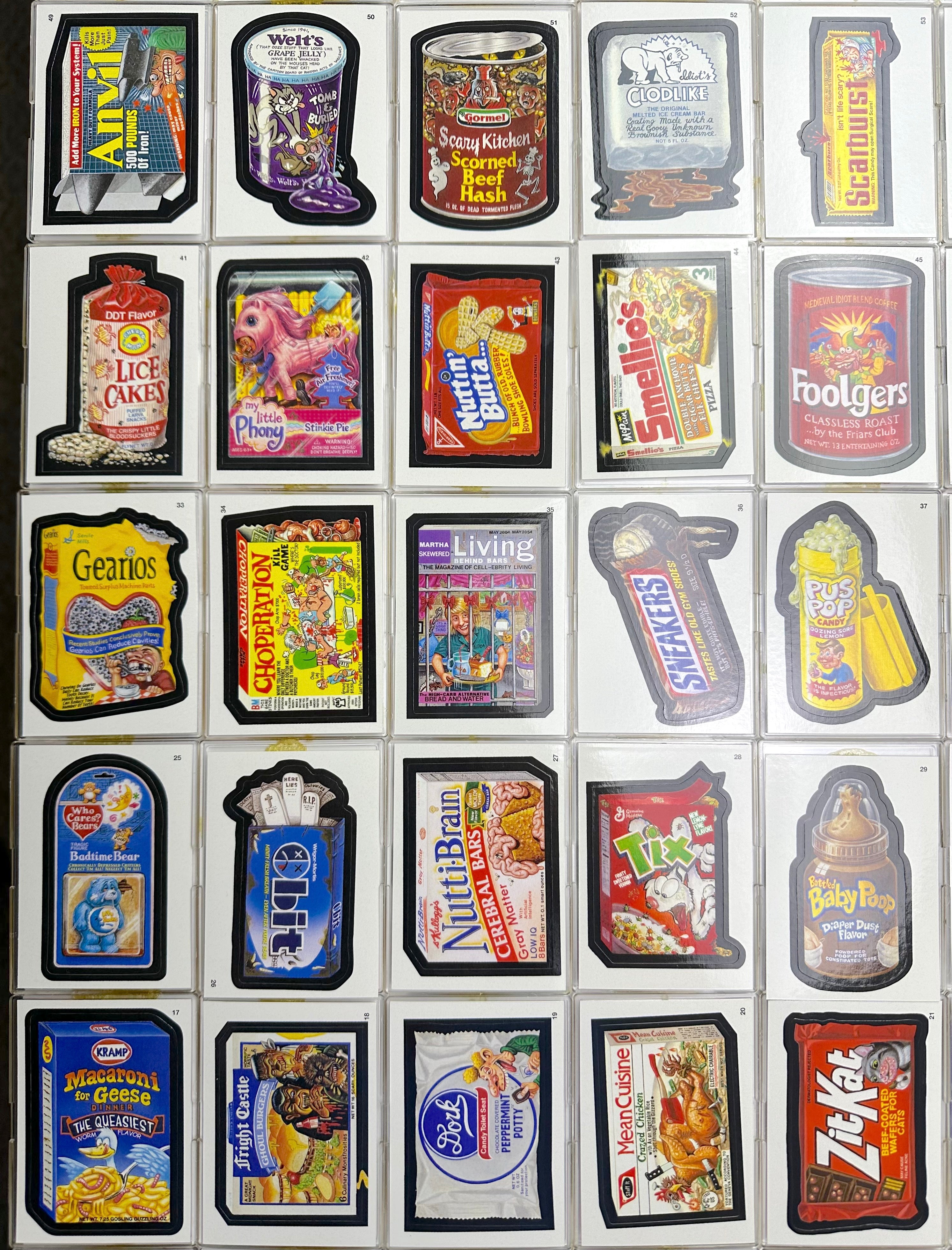 Wacky Packages ANS All New Series I One 55 Sticker Trading Card