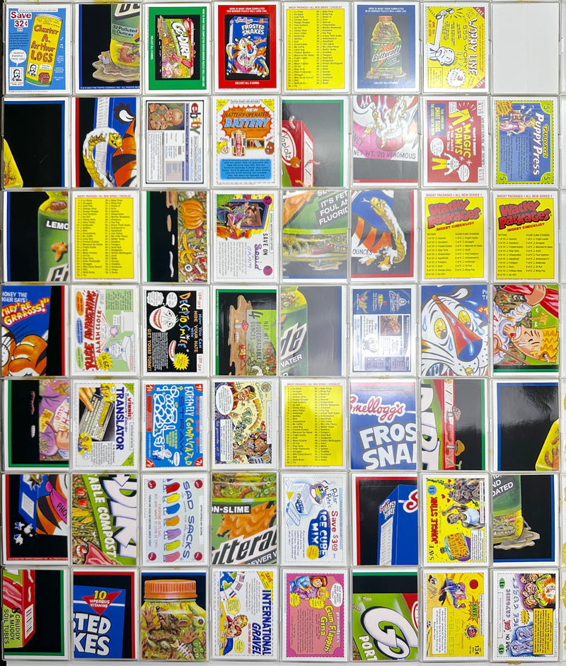 Wacky Packages ANS All New Series I One 55 Sticker Trading Card Set Topps 2004   - TvMovieCards.com