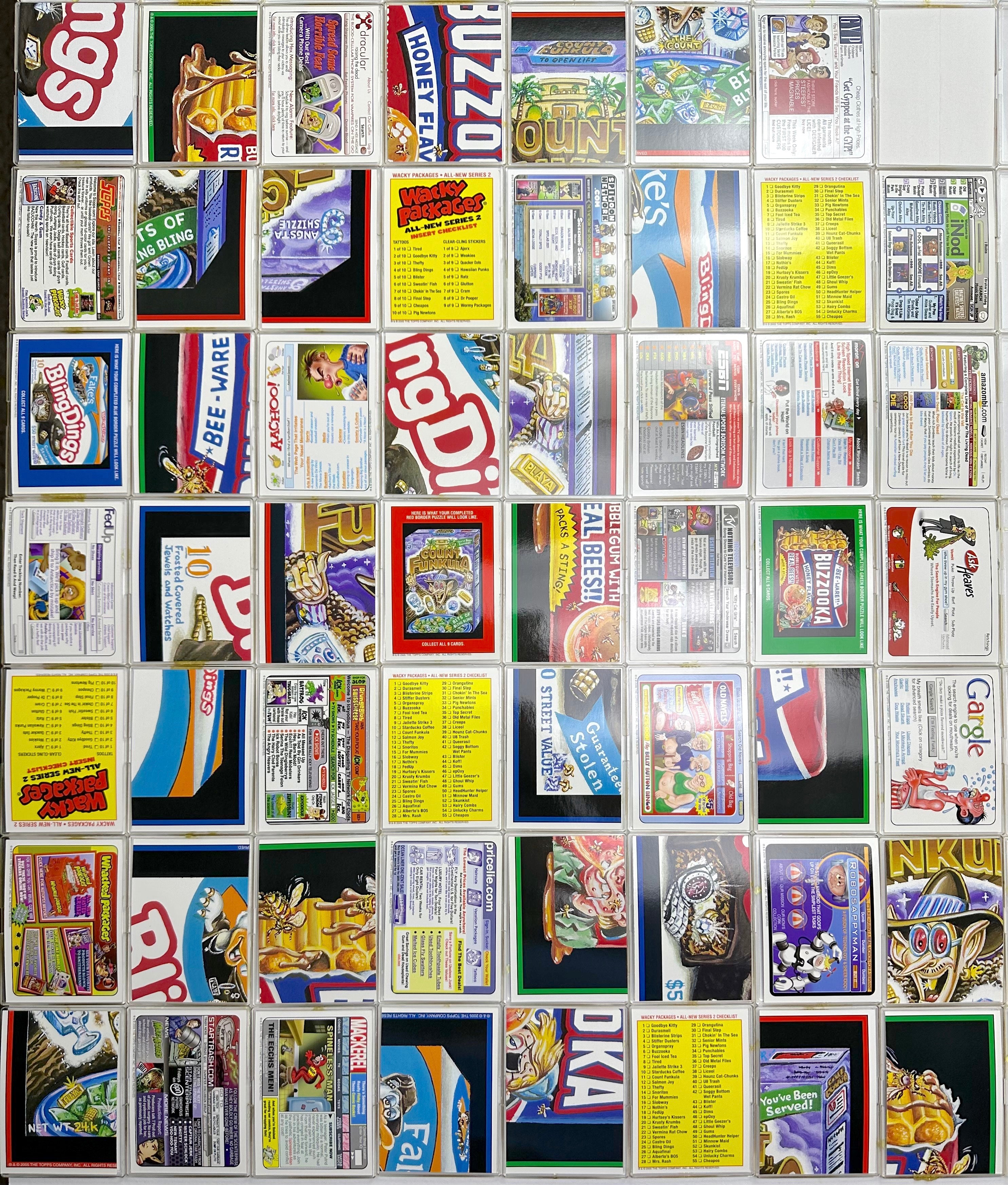 Wacky Packages ANS All New Series 2 Two 55 Sticker Trading Card