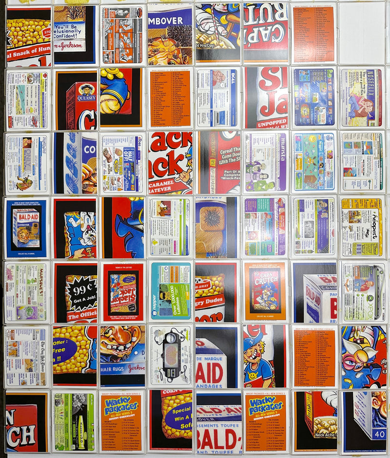 Wacky Packages ANS All New Series 3 Three 55 Sticker Trading Card Set Topps 2006   - TvMovieCards.com