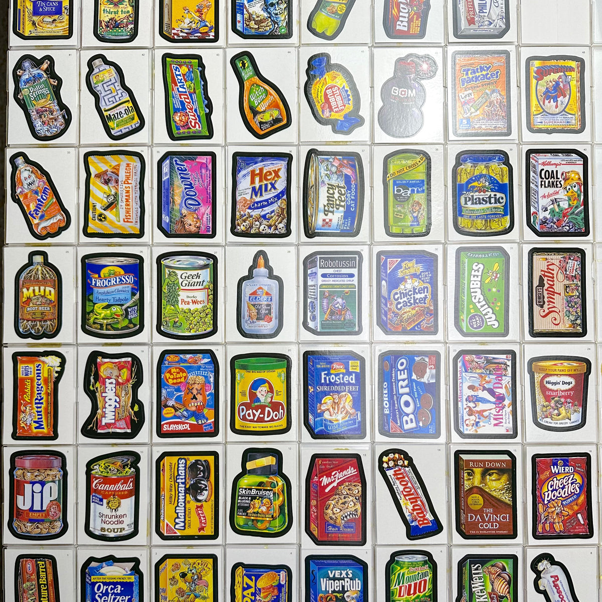 Wacky Packages ANS All New Series 4 Four 55 Sticker Trading Card