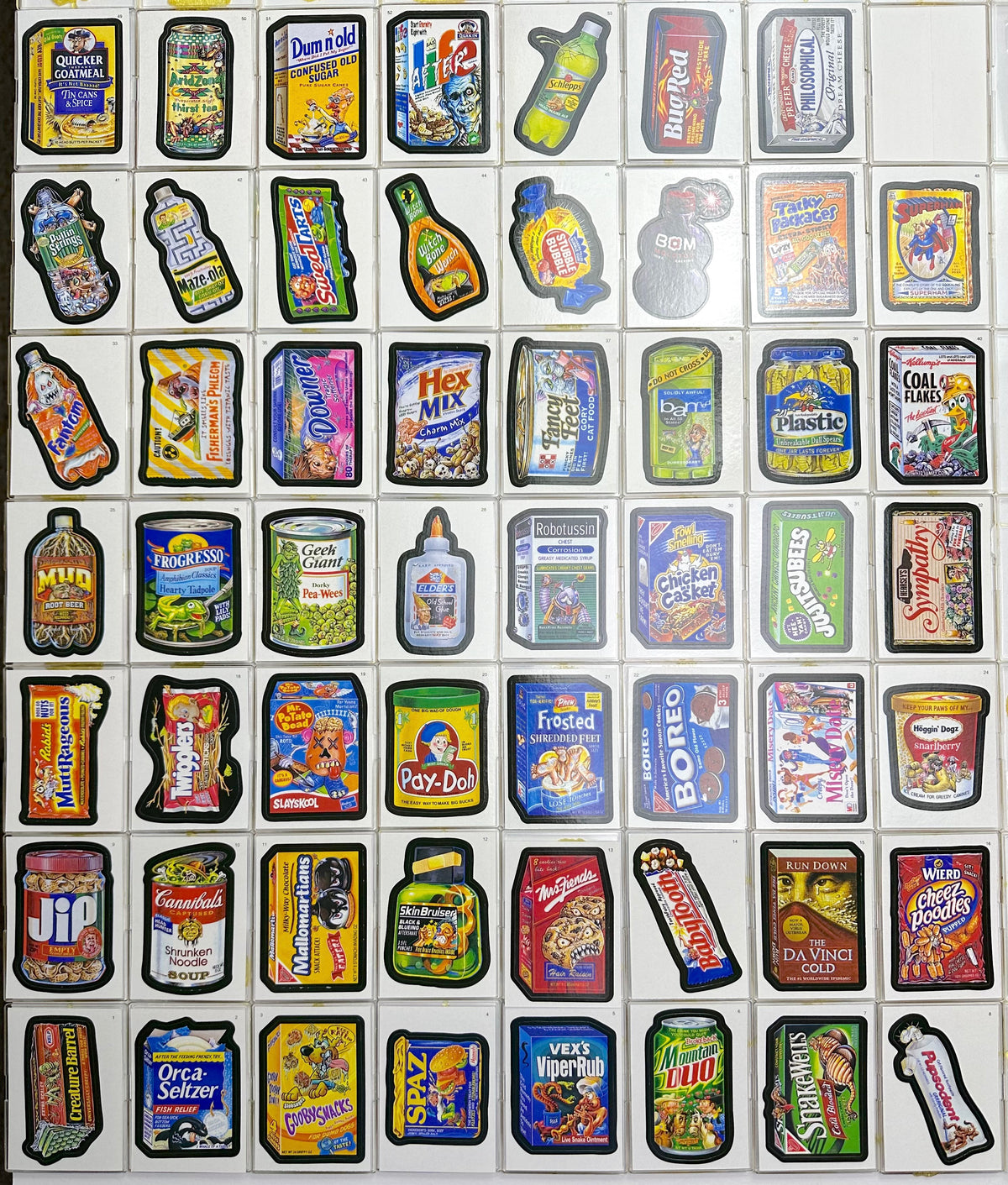 Wacky Packages ANS All New Series 4 Four 55 Sticker Trading Card
