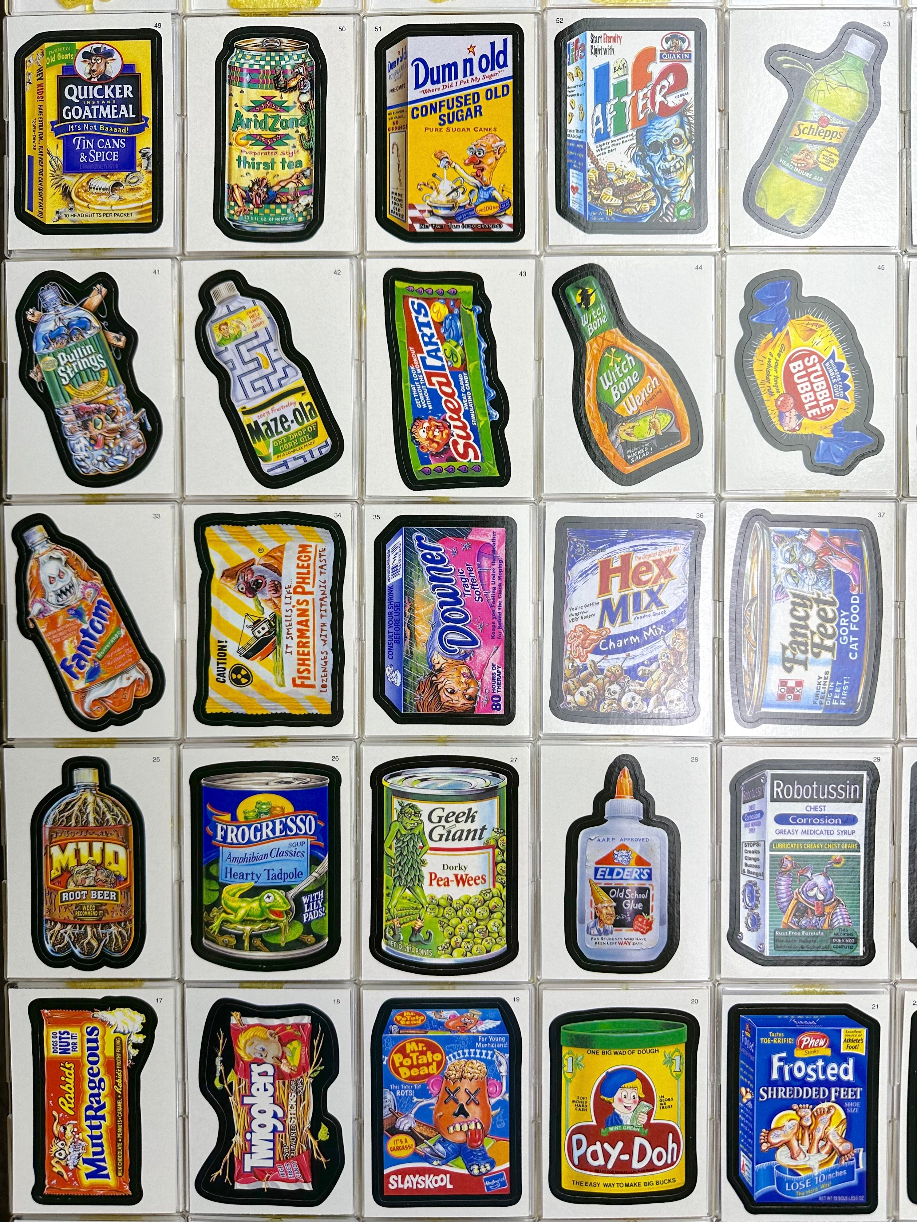 Wacky Packages ANS All New Series 4 Four 55 Sticker Trading Card